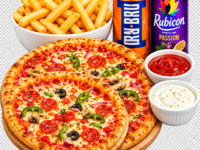 DOUBLE PIZZA