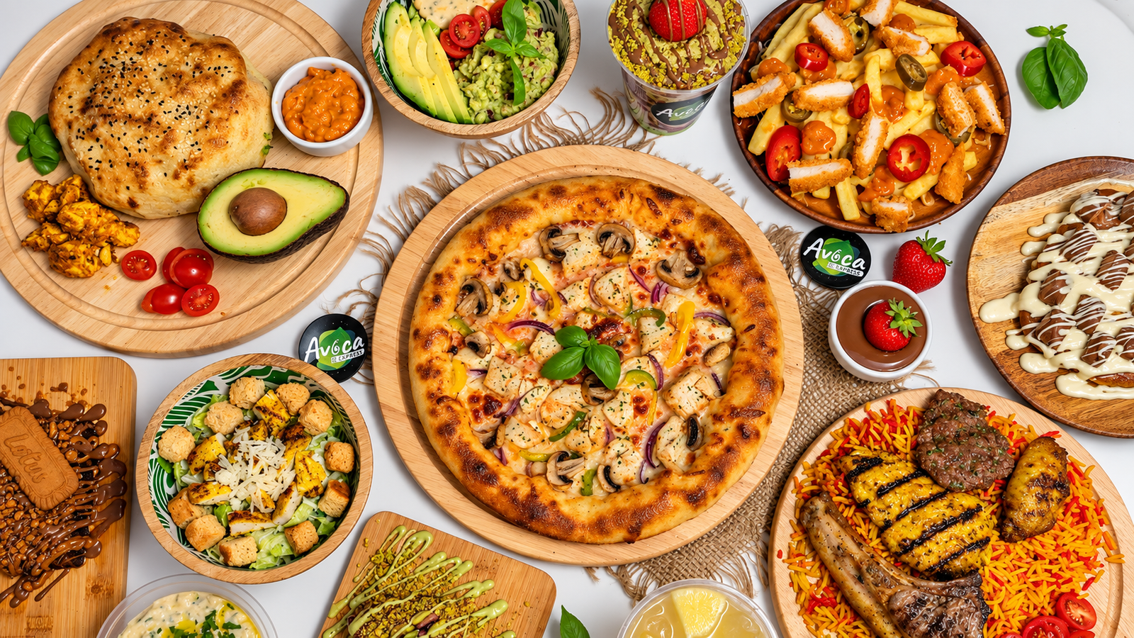 Avoca Express food spread
